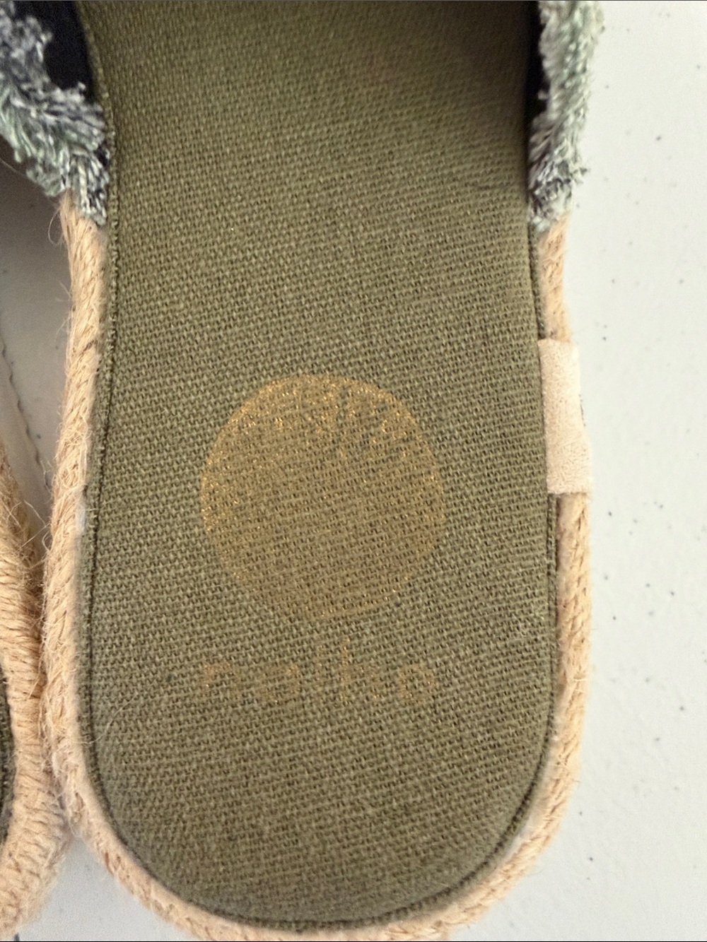 NAHLO Kamala Camo Print Yoga Mat Platform Espadrilles Slides size 7 - Picture 5 of 11